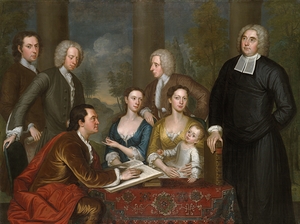 The Bermuda Group [Dean Berkeley and His Entourage] [1728] by John Smibert [1688–1751]